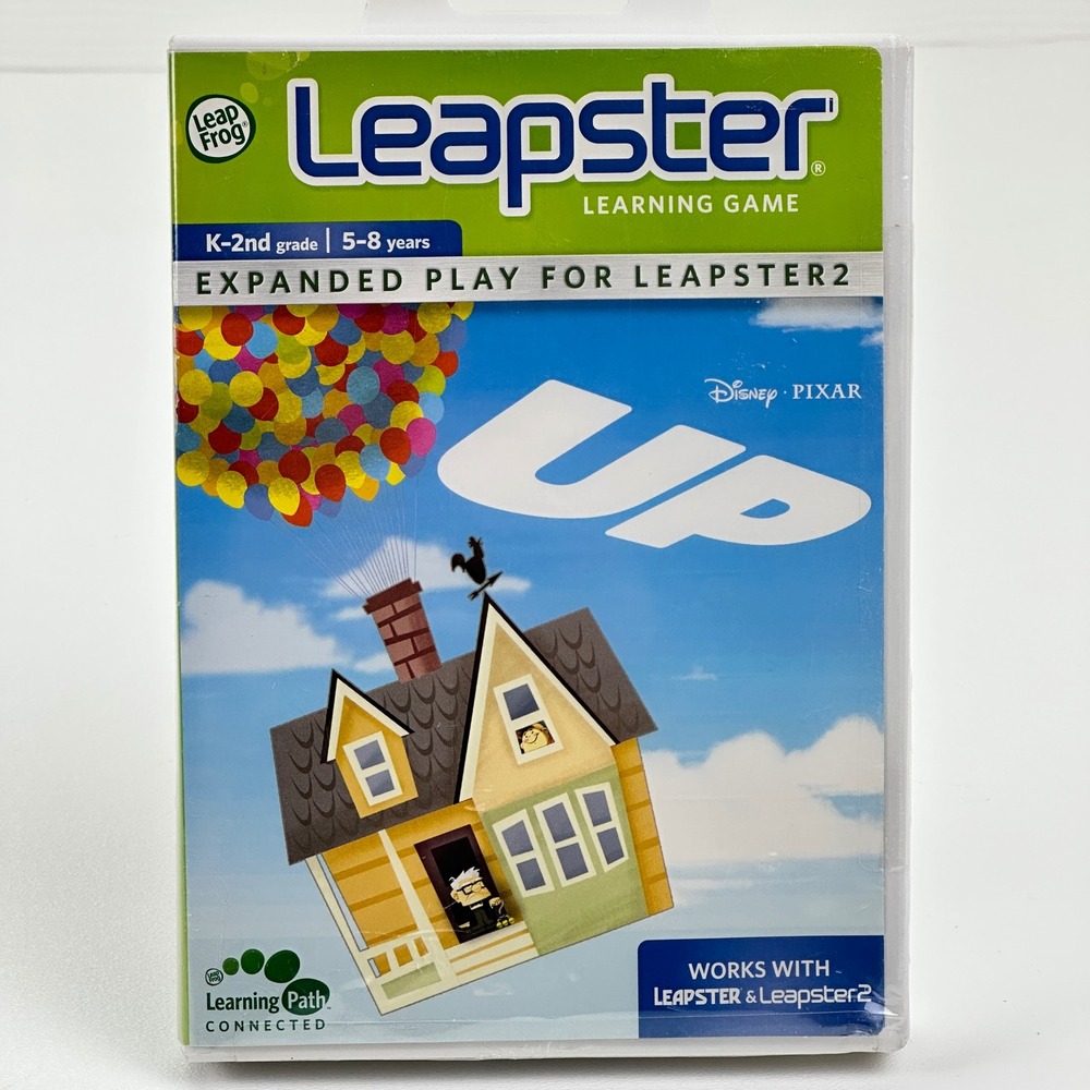 LeapFrog Leapster Learning Game Disney Pixar Up K-2nd Grade Ages 5-8 New Sealed